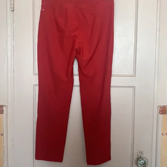 EILEEN FISHER RED CREPE PANTS SKINNY LEG SIZE XSP Nordstrom - Picture 2 of 10